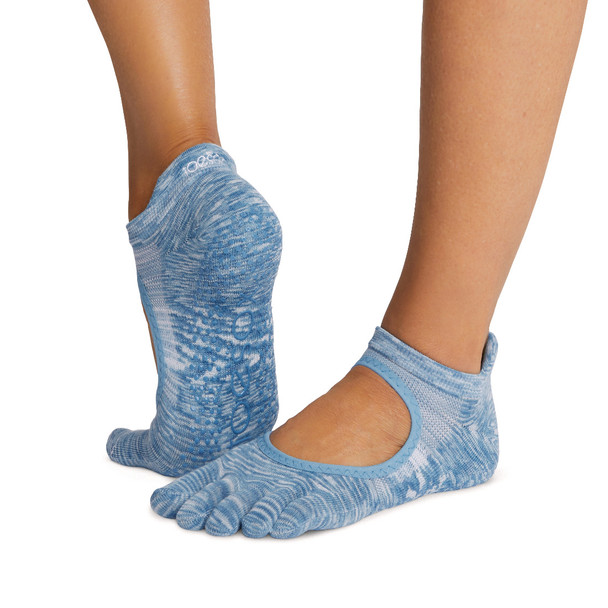 ToeSox Full Toe Bellarina Tec - Grip Socks in Elevate