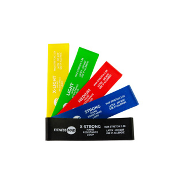 Hand Resistance Loops - Set Of 5