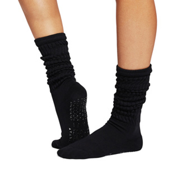 Tavi Stacy - Grip Socks in Ebony