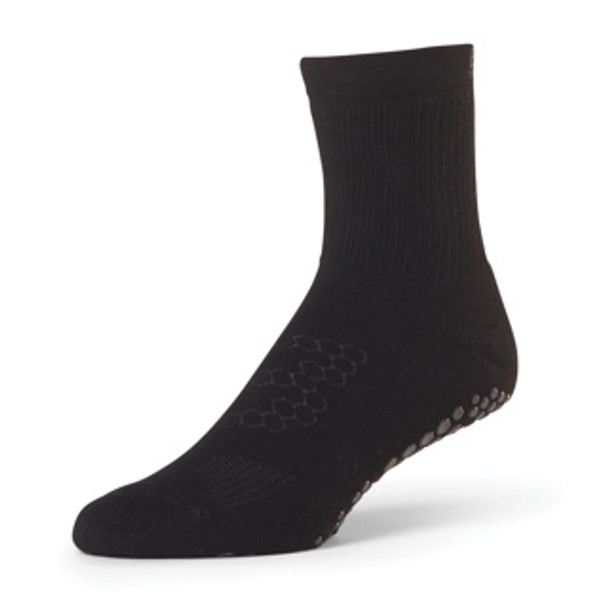 Base 33 Crew - Grip Socks in Black