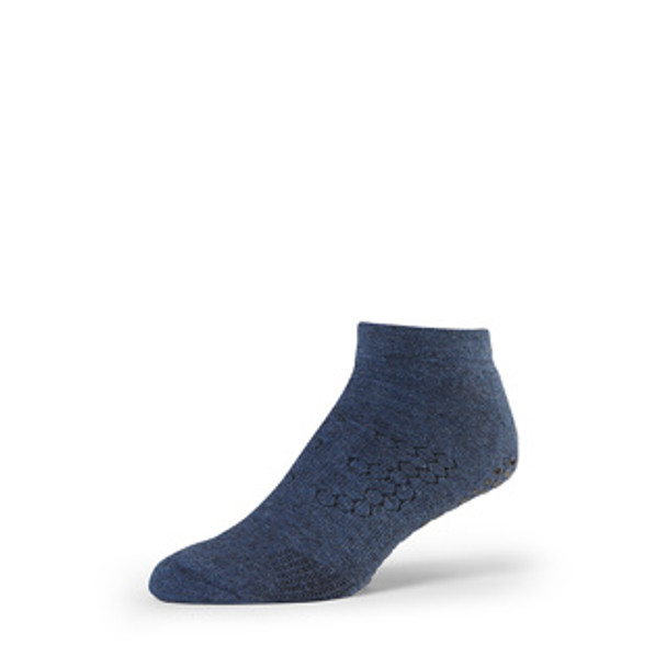 Base 33 Low Rise - Grip Socks in Navy