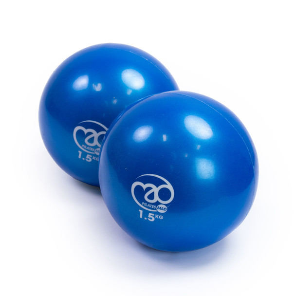 Soft Pilates Weights - Pair of 1.5kg (Blue)