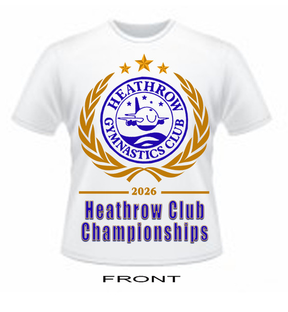 T Shirt Heathrow Club Championships July 2026