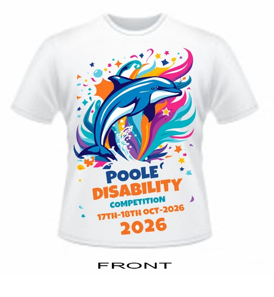 T Shirt  Poole Open Disability Competition  17th - 18th October 2026
