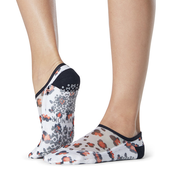 Tavi Noir Maddie Grip Socks - Leopard Print Minnie