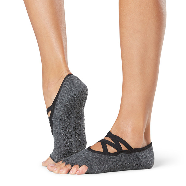 ToeSox Half Toe Elle - Grip Socks In Pansy