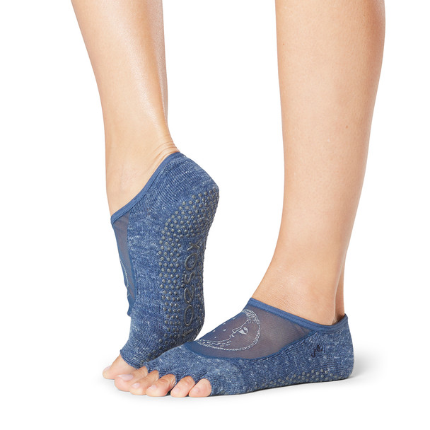 ToeSox Half Toe Luna - Grip Socks In Crescent
