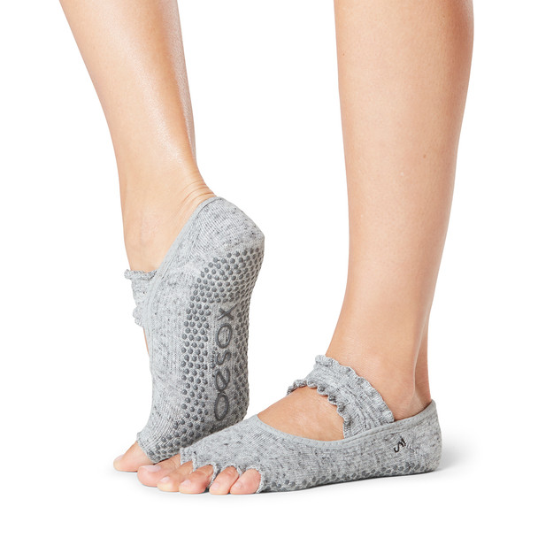 ToeSox Half Toe Mia - Grip Socks In Misty