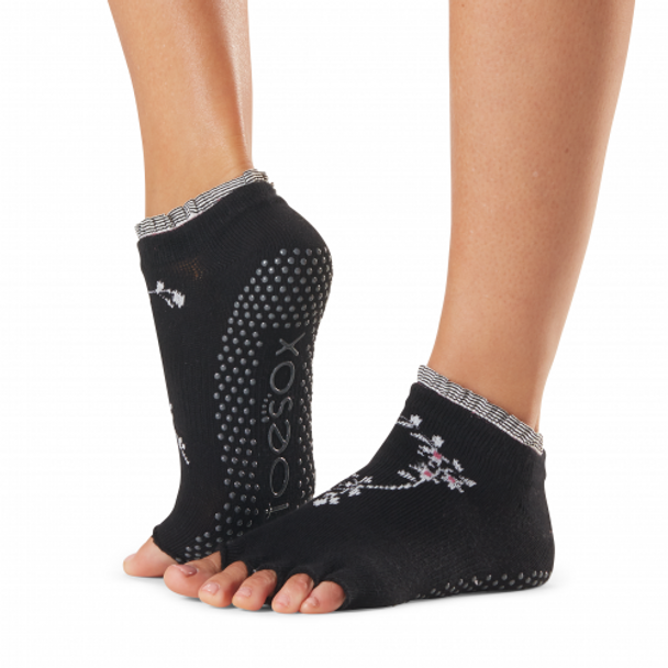 ToeSox Half Toe Low Rise - Grip Socks In Evermore