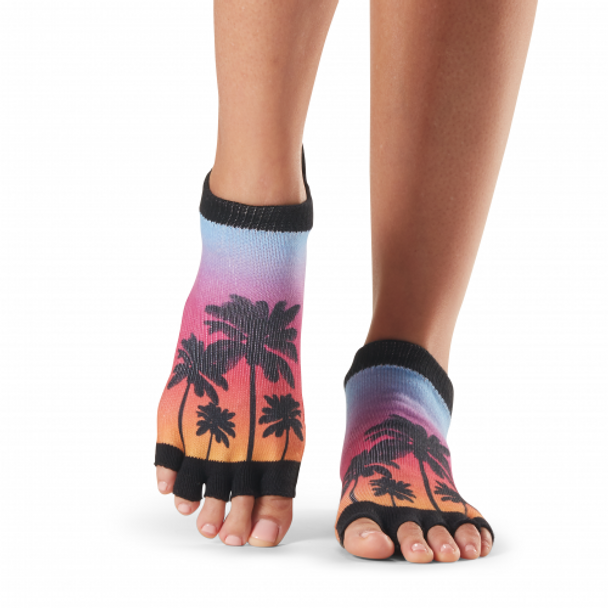 ToeSox Half Toe Low Rise - Grip Socks In Scenic