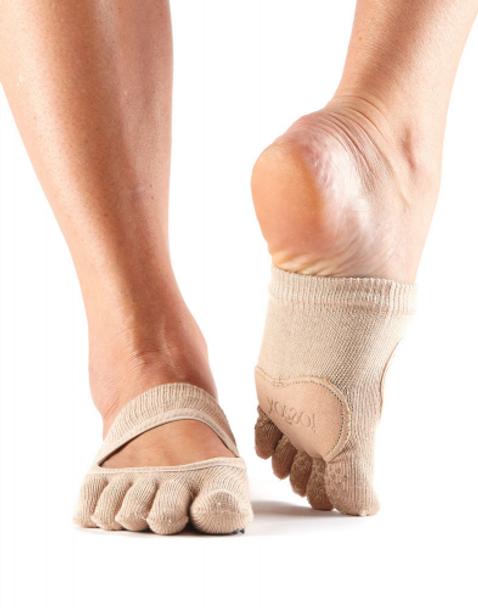 ToeSox Releve Dance Socks - Full Toe In Nude