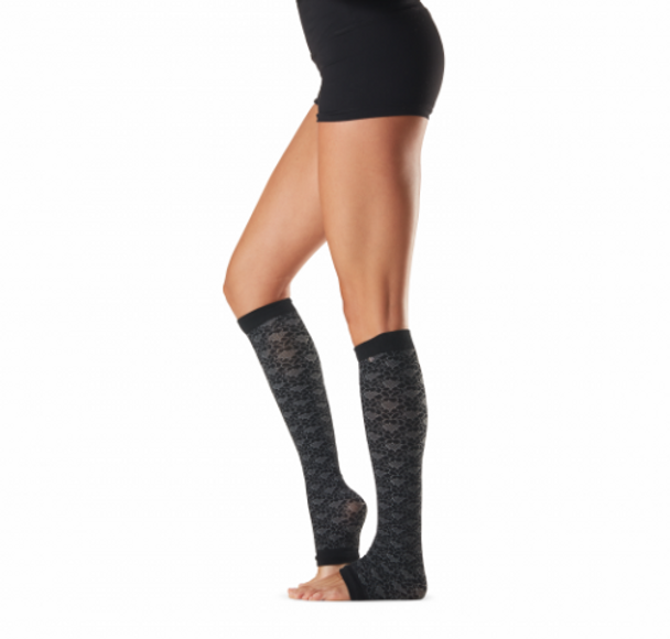 ToeSox Jojo Dance Socks - Knee High Leg Warmers In Night