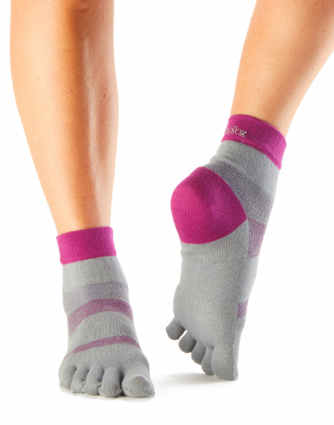 ToeSox Womens Minnie - Sports Socks In Orchid 4AM