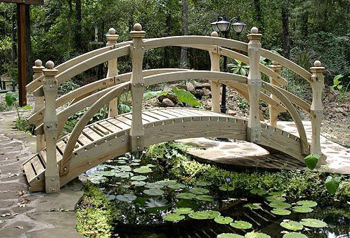 High-Rise Double Rail Garden Bridges (6' to 20')