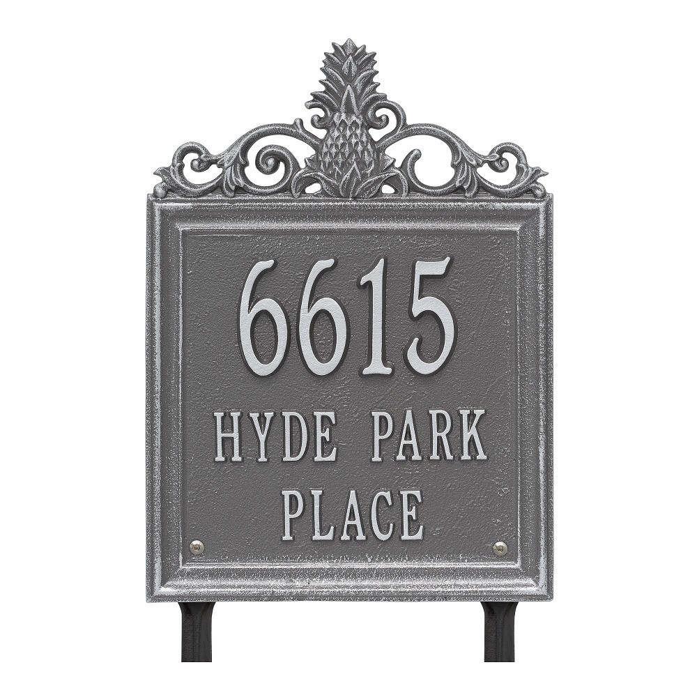 Three Lines Lawn Address Plaques