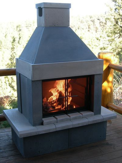 Outdoor Stone Fireplaces
