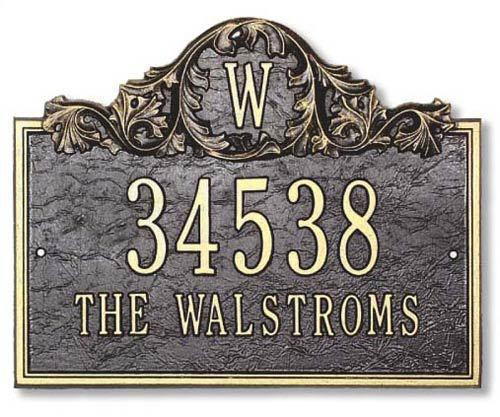 Wall Mounted Address Plaques