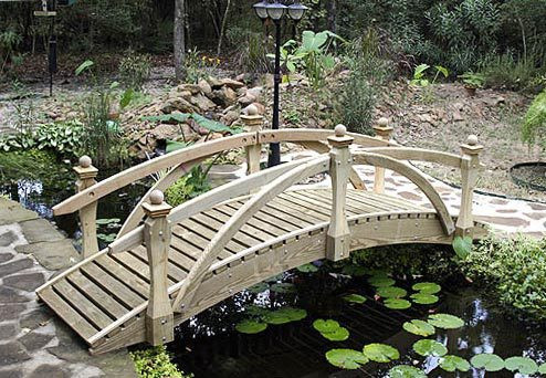 High Rail Garden Bridges (6' to 20')