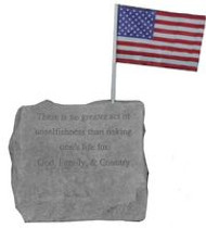 Service Memorial Stone Makes a Perfect Sentimental Memorial