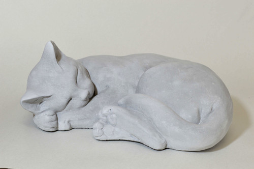 Classic Sleeping Cat Statue