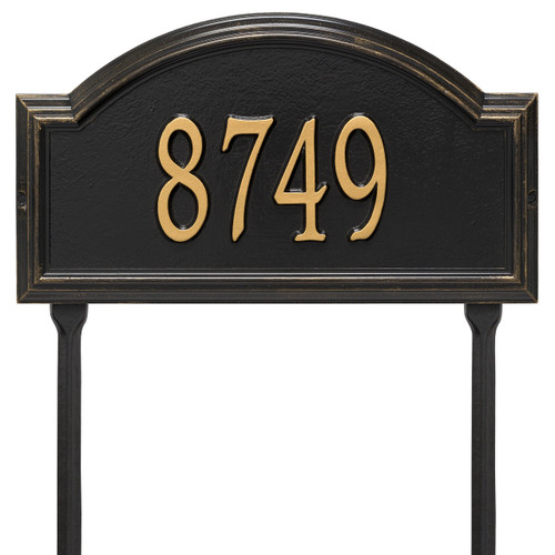 Providence Arch Address Lawn Plaque 17Lx10H (1 Line)