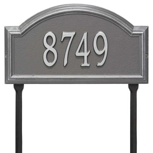 Providence Arch Address Lawn Plaque 17Lx10H (1 Line)