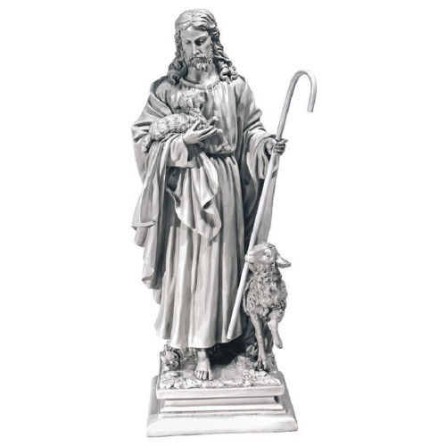 Jesus The Good Shepherd Statue 28"H
