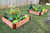 Tool-Free Classic Raised Garden Bed 4' x 4' x 11” ( 2” profile) Sienna