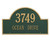 Arch Address Plaque 24L x 14H (2 Lines)