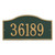 Rolling Hills Grand Address Plaque 18"W x 9"H (1 Line)