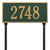 Hartford Address Lawn Plaque 16"W x 7.25"H (1 Line)