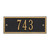 Hartford Address Plaque 8.75"W x 3.5"H (1Line)