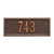 Hartford Address Plaque 8.75"W x 3.5"H (1Line)