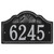 Rope Shell Arch Address Plaque 15.5"W x 10" (1 Line)