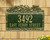 Woodland Hummingbird Standard Wall Address Plaque 15.5"W x 10"H (2 Lines)