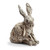 Scratching Rabbit  Garden Sculpture 11"H