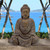Meditative Buddha of the Grand Temple Garden Statue 40"H