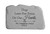 "Dogs leave paw prints..." Personalized Memorial Stone 11" x 7"