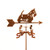 EZ Vane Scottie Weathervane 21 Inch Wide Cupola Mount