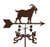 EZ Vane Goat Weathervane 21 Inch Wide Cupola Mount