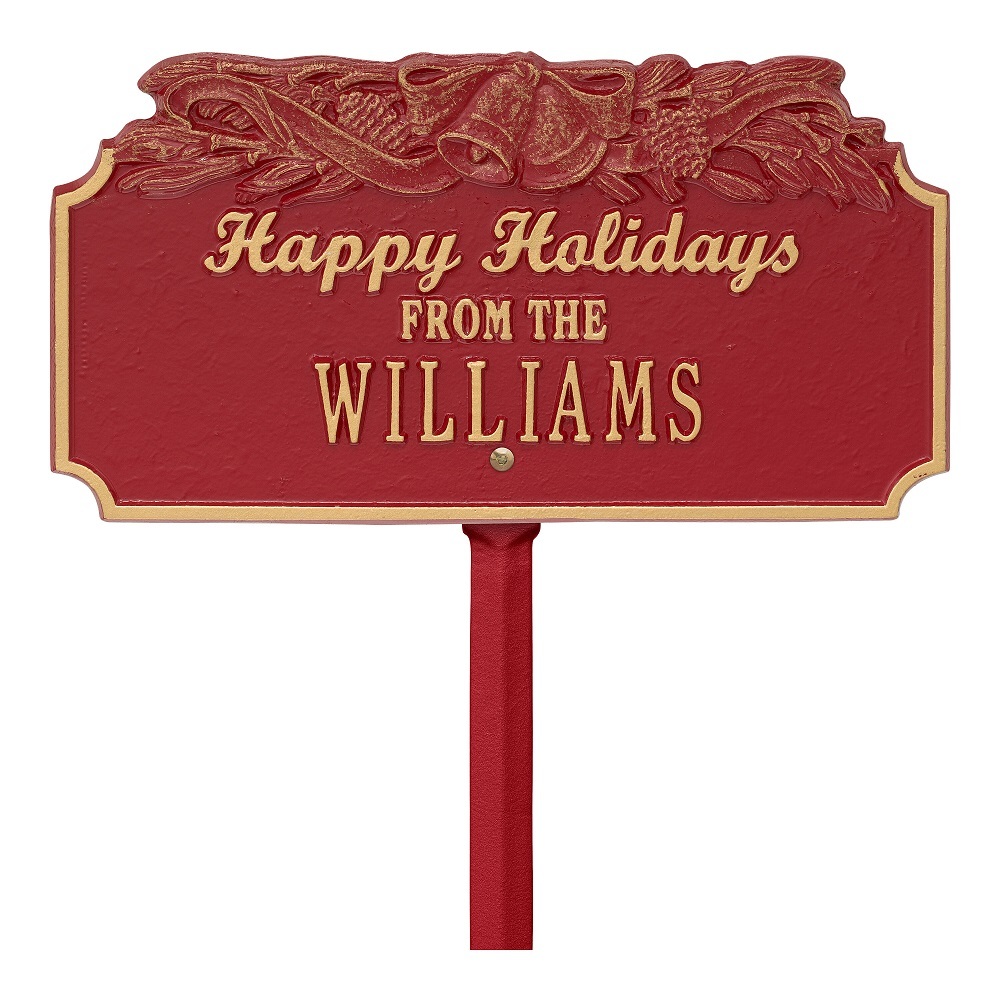 Holiday Lawn Plaques