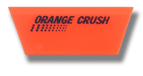 5" Angled Orange Crush Beveled Squeegee Blade - Soft