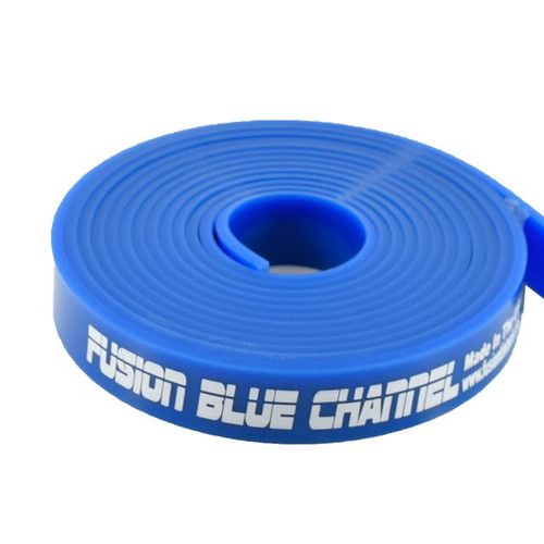 120" Blue FUSION Channel PU Squeegee Blade Roll - 94 Durometer