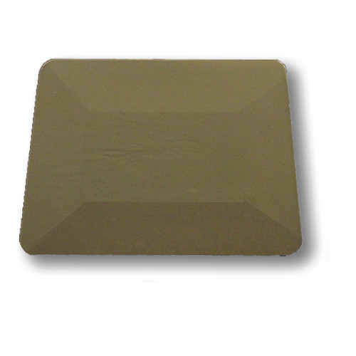 4" Teflon Hard Card Angled Corner - Gold Flex Firm