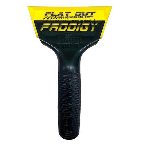 5" Yellow Flat Out Prodigy Handle Squeegee Yellow Blade 95 Durometer
