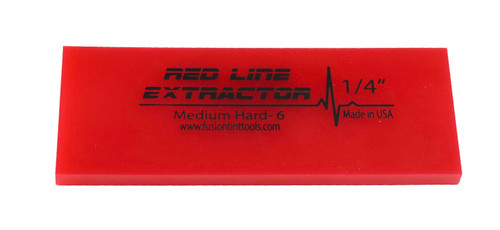 5" Red Line Extractor 1/4" NO beveled squeegee Blade