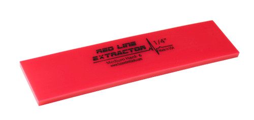 8" Red Line Square Extractor 1/4" square w/double beveled edge squeegee Blade