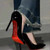 High Heels Women's Slim Heels New Stunning and Sexy Wedding Shoes Black Patent Pointed Single Shoes High Heels
