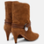 2025 Autumn/Winter New High Heel Cow Suede Knee Length Women's Pointed Multi Functional 34-46 Large Women's Boots