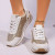 Light Weight Gold Leopard Sneakers for Women 2025 Spring Platform Lace Up Casual Shoes Woman Mix Color Sole Sole Outdoor Flats Light Weight Gold Leopard Sneakers for Women 2025 Spring Platform Lace Up Casual Shoes Woman Mix Color Sole Sole Outdoor Flats